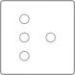 3 Button / 1 Button